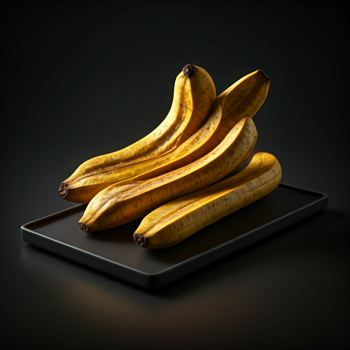 Natural plantain slices